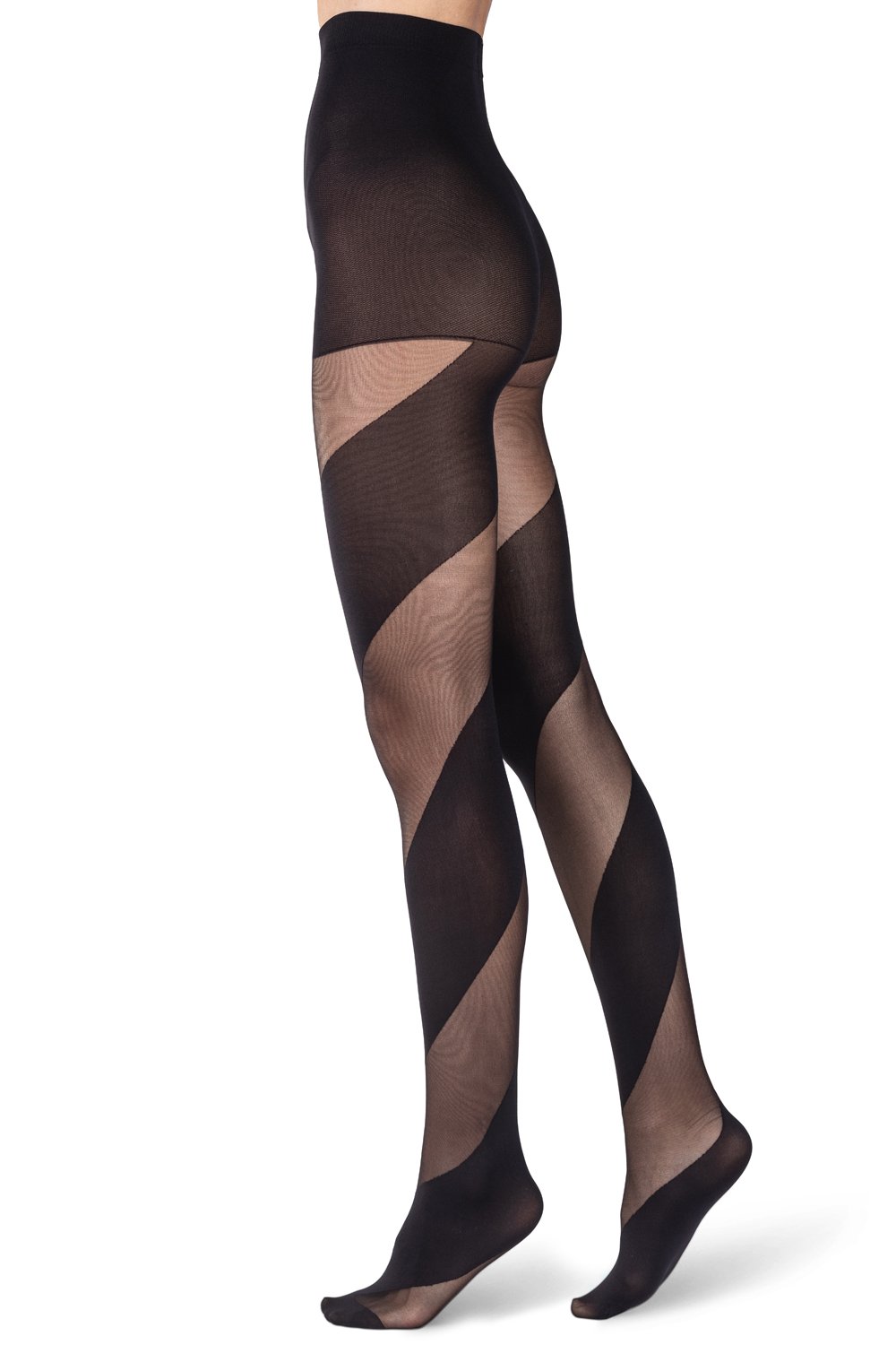 Two Toned Spiral Tights, Timeless Styles, Women