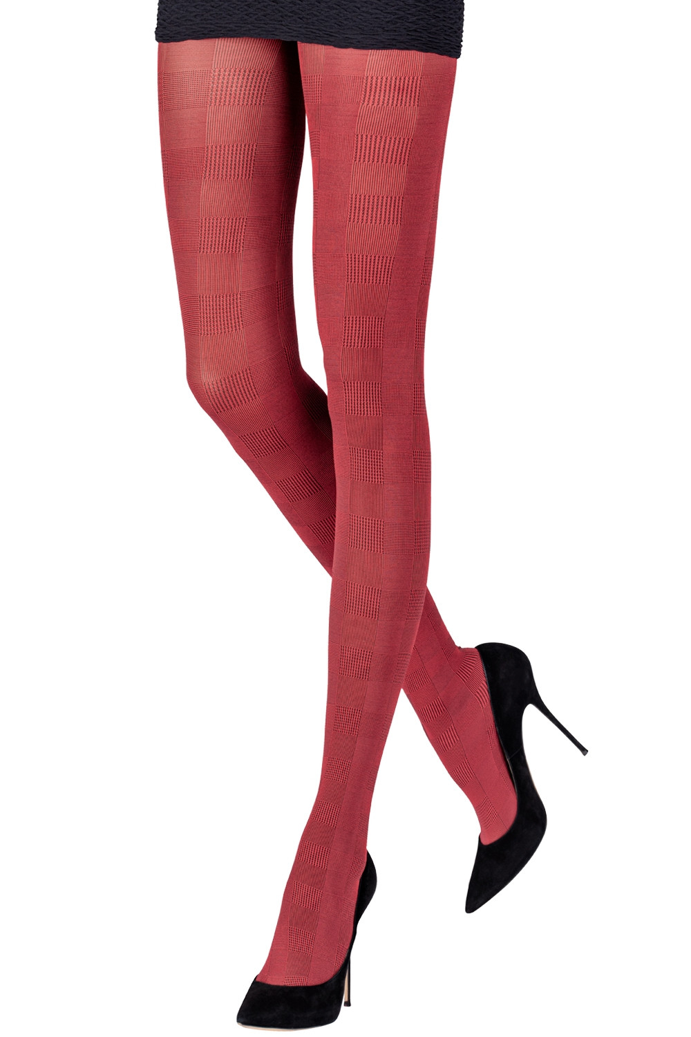 Plain Red 80 Denier - Red Opaque Pantyhose (Tights)
