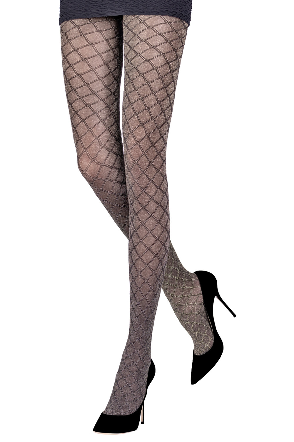 White tights bows holes front seam fishnet lace pantyhose de - Inspire  Uplift