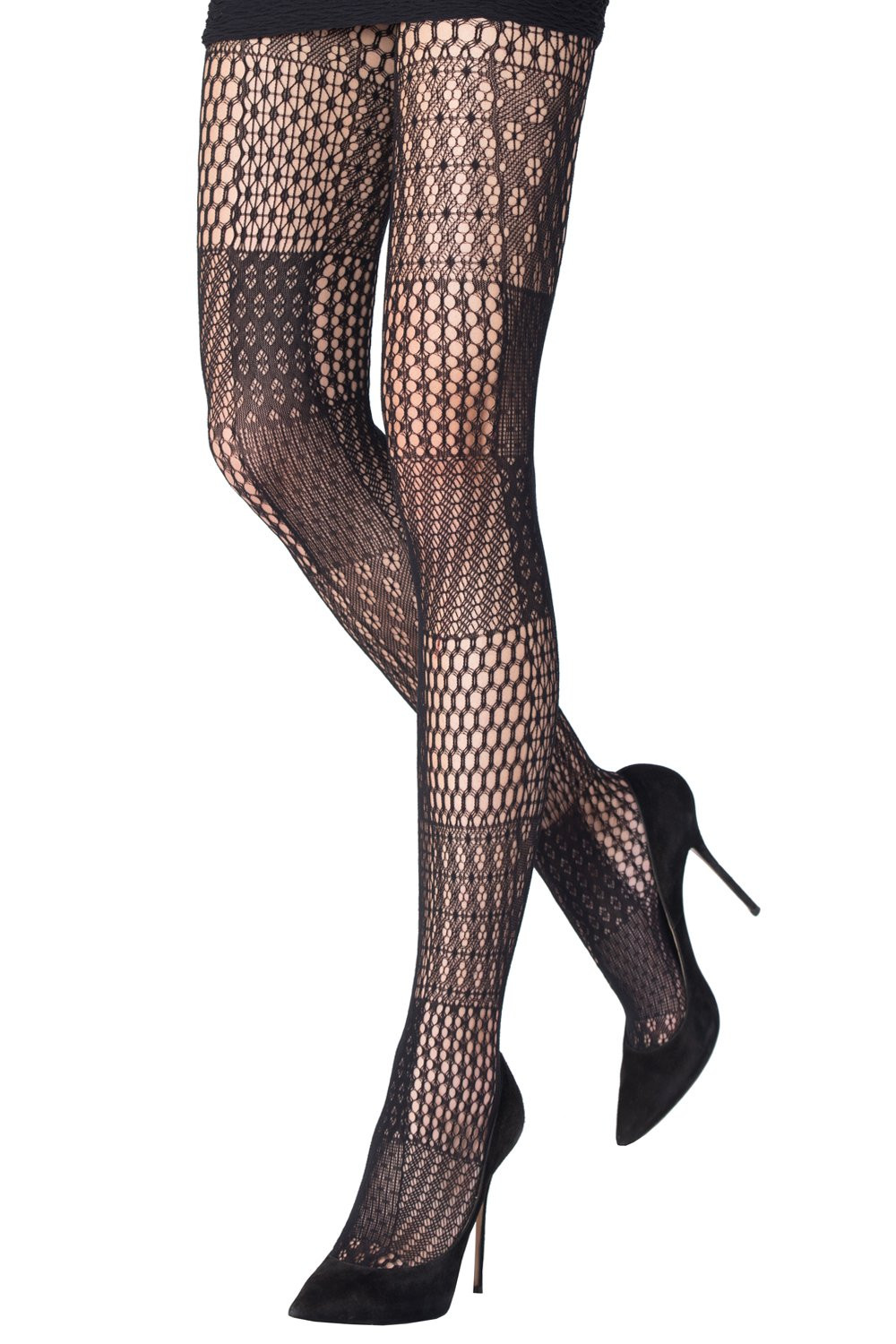 FORSTEEL Women Patterned Fishnet Tights, 2pcs High Waist Fishnet Floral  Stockings, Thigh High Pantyhose Black Butterfly Lovers (Black Butterfly  Lovers) at  Women's Clothing store